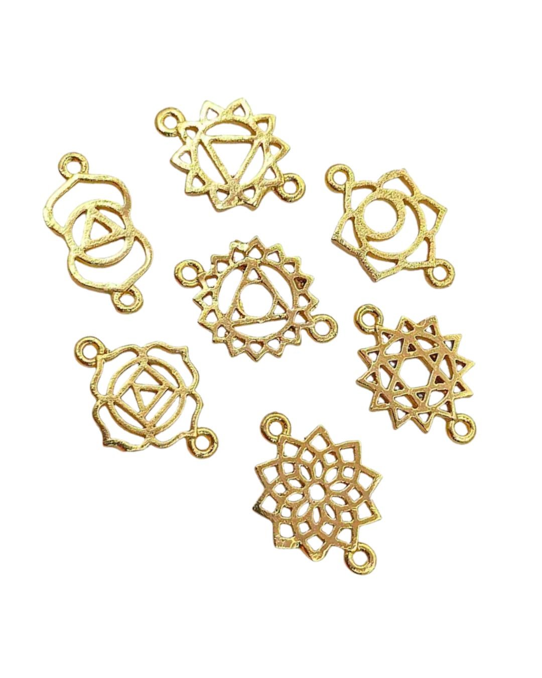 Chakra Symbol Brass Connector Set - Image 5